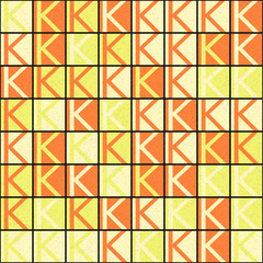 Abstract Geometric Pattern generative computational art illustration