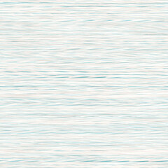 Space dyed coastal marl stripe texture background. Seamless jersey fabric effect repeatable swatch. Coastal marine summer style. 