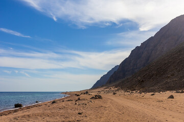 view from the beach