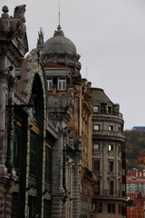 Classic architecture in the downtown of Bilbao