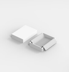 open white box