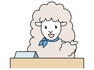 羊の受付係　案内係