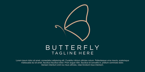  Butterfly Logo conceptual simple icon. Logo. Vector illustration