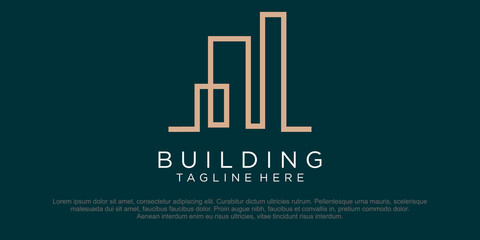 Building Logo Vector Design Template