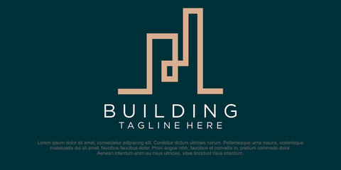 Building Logo Vector Design Template