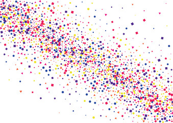 Pink Circle Carnaval Illustration. Blur Square