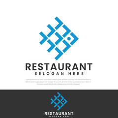 Fototapeta premium Premium modern simple fish logo.symbol,icon,template,business logo