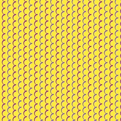 Seamless geometric lines pattern on a yellow background. Festive pattern.