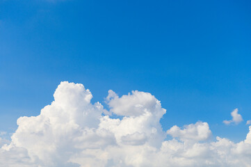 Naklejka na ściany i meble The vast blue sky and clouds sky background