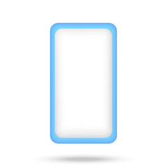 Smartphone icon on white background. Device. Vector illlustration.