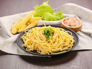 Italian traditional pasta - wheat spaghetti