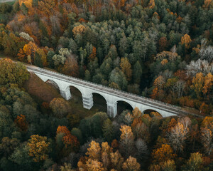 bridge in autumn