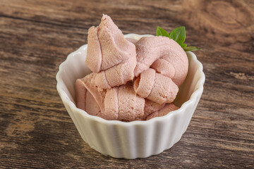 Liver pate in the bowl