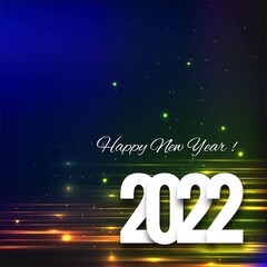2022 happy new year holiday card background