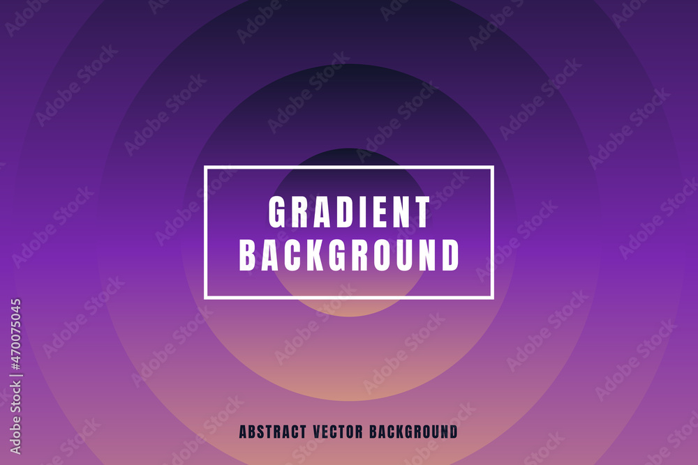 Poster vector illustration - trendy abstract creative minimalist prints and compositions with bright gradie