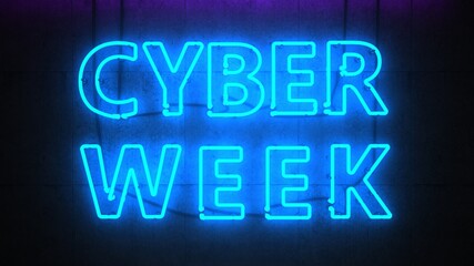 Neon Sign Cyber Week