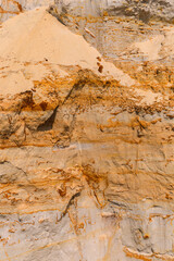 Beautiful sandy background and texture. The Wall in the Career