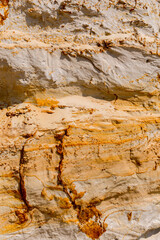 Beautiful sand texture quarry. Natural brown natural background