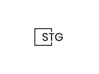 Obraz premium STG letter initial logo design vector illustration