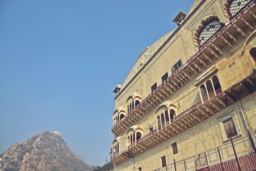 Obraz premium ancient heritage monument in alwar rajasthan 