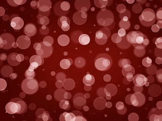 Abstract red background with defocused lights.