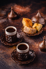 Traditional turkish, arabic sweets baklava