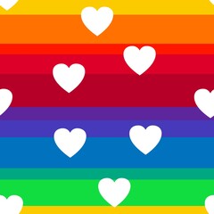 Seamless valentines pattern with hearts for postcard and gifts and cards 