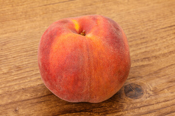 Fresh ripe sweet peach fruit