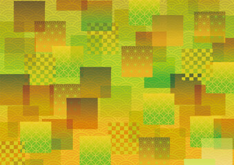 和風柄　背景イラスト素材