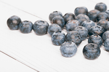Blueberry isolated on white background