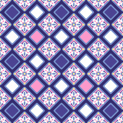 Abstract geometric pattern. Mosaic. Stylized pattern consisting of geometric objects. Vector illustration.