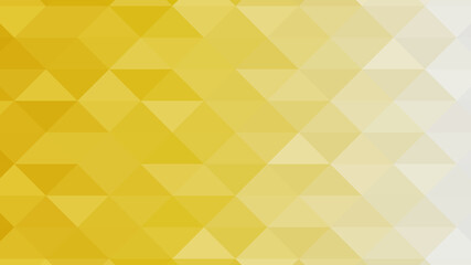 Abstract geometric background. Triangular pixelation. Mosaic, yellow gradient.