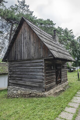 Traditional Old Romanian house. BUCHAREST, ROMANIA.