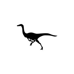 Obraz na płótnie Canvas Dinosaur silhouette