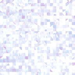 Optical low poly pixel grid dye blur texture background. Seamless washed out geometric ombre effect. 80s style retro square shape pattern. High resolution funky beach wear fashion textile tile.