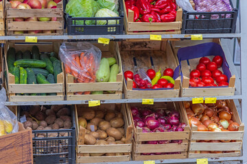 Vegetables Crates Rack