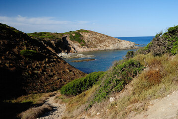 Veduta della costa di Porto Palmas