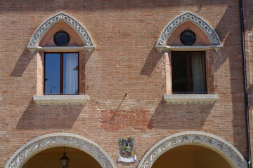 Verucchio, RImini province: historic palace