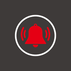 bell icon vector illustration sign