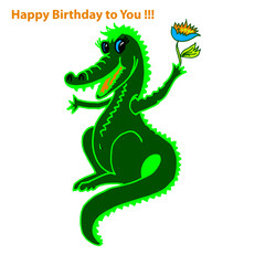 dragon, vector, animal, illustration, china, cartoon, art, symbol, ancient, design, monster, fantasy, funny, tattoo, asia, crocodile, reptile, decoration, mythology, green, year, creature, culture