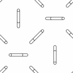 Grey line Cigarette icon isolated seamless pattern on white background. Tobacco sign. Smoking symbol. Vector