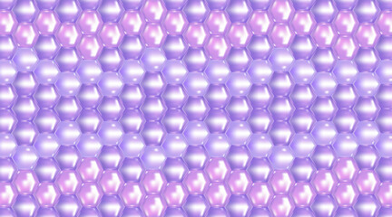 Purple hexagon background, illustration vector.