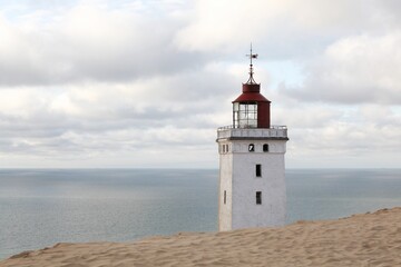 Rubjerg knude lighthouse in Denmark