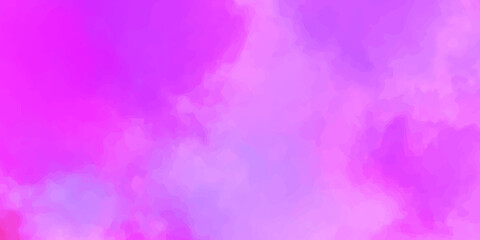 Fantasy smooth purple hand painted watercolor background with abstract color splash design and fringe bleed stains and blobs. Abstract colorful watercolor for background. Digital art painting.