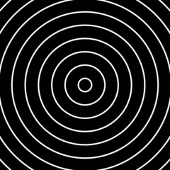 Concentric rings pattern. Abstract circle textured background.