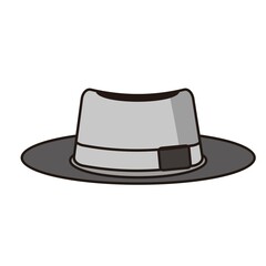 man casual hat fashion vector design