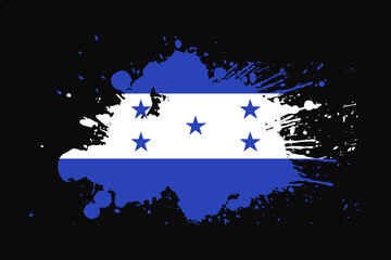Honduras Flag With Grunge Effect Design