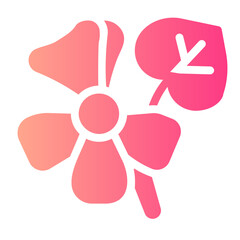 Geranium gradient icon