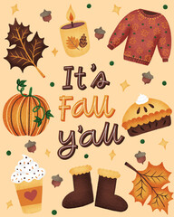 It's fall, y'all! Time to indulge in everything nice and pumpkin spice as you stay cozy in your knit sweater and fur boots! Don't forget your favorite scented candle too!