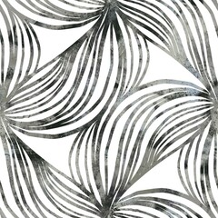 Seamless neutral and white grungy classic abstract surface pattern design for print. High quality illustration. Monochrome earth colored design with white pattern design overlay. Repeat graphic swatch
